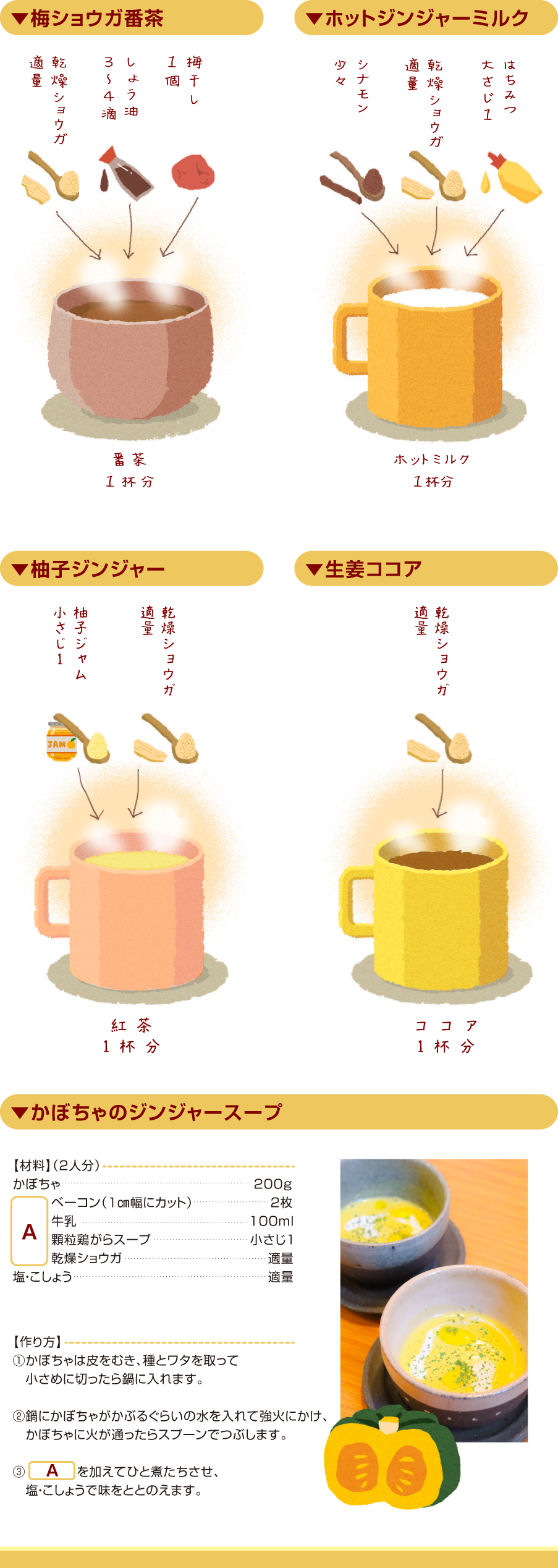 おすすめドリンク・スープ